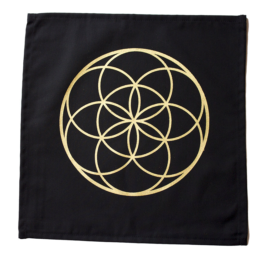 Cloth "Seed of Life" Crystal Grid - Happy Soul Online